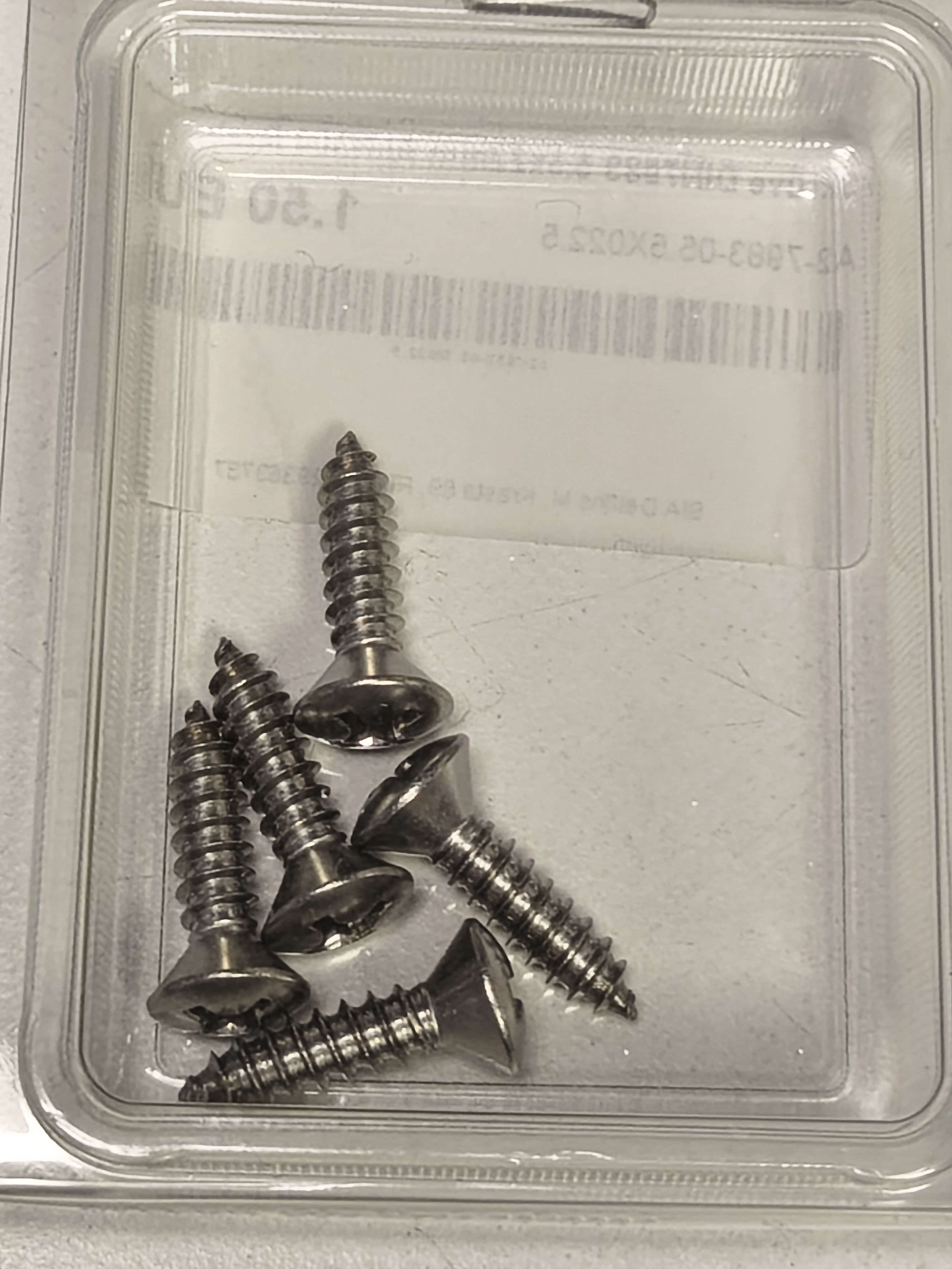 DIN 7983 Screw, 5.5 x 22 mm, AISI 304, 5 pcs.