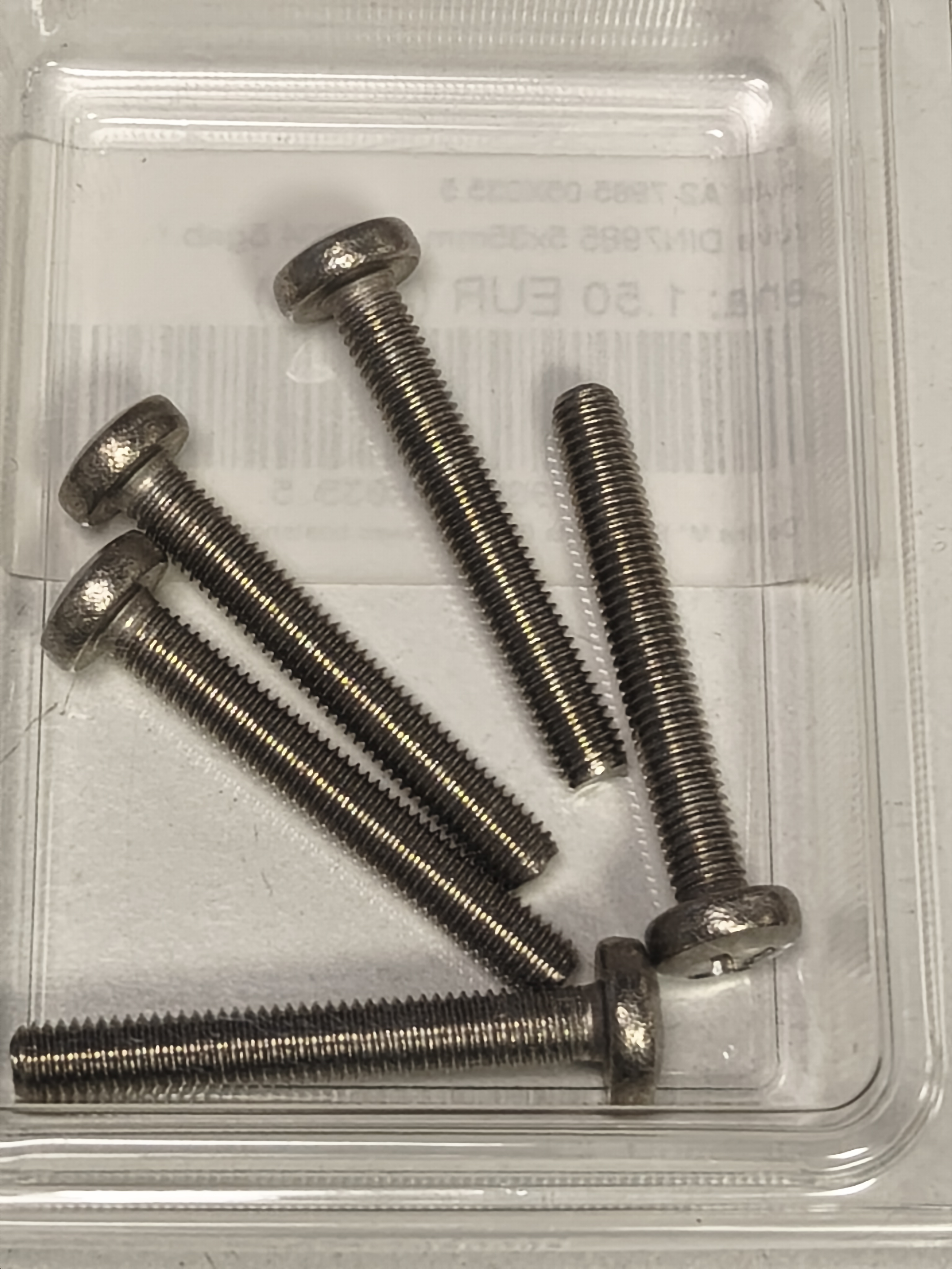 DIN 7985 Screw, 5x35 mm, AISI 304, 5 pcs.