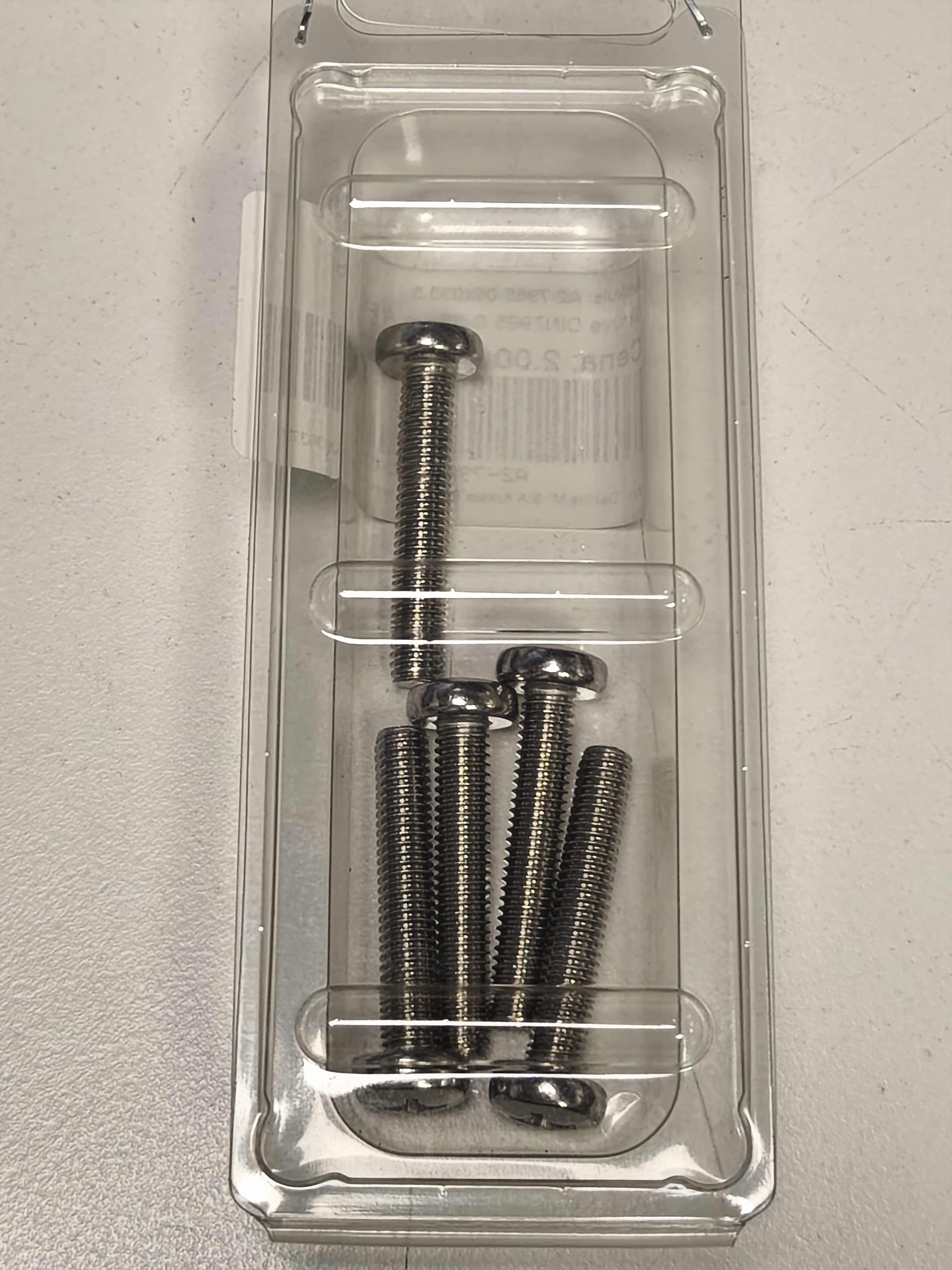 DIN 7985 Screw, 6x35 mm, AISI 304, 5 pcs.