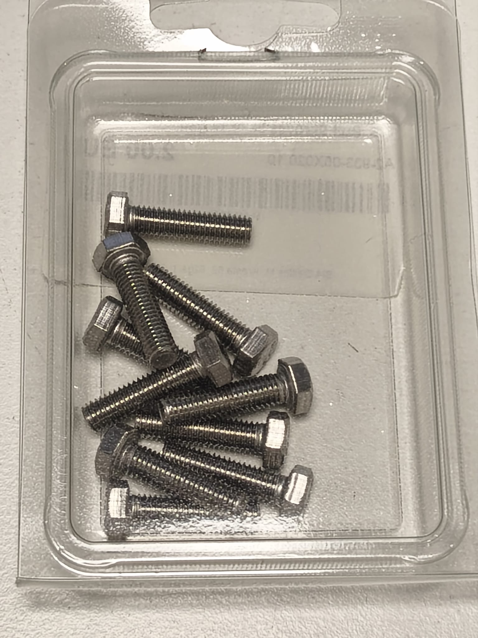 Screw ISO933 5x30mm AISI304, 10 pcs.