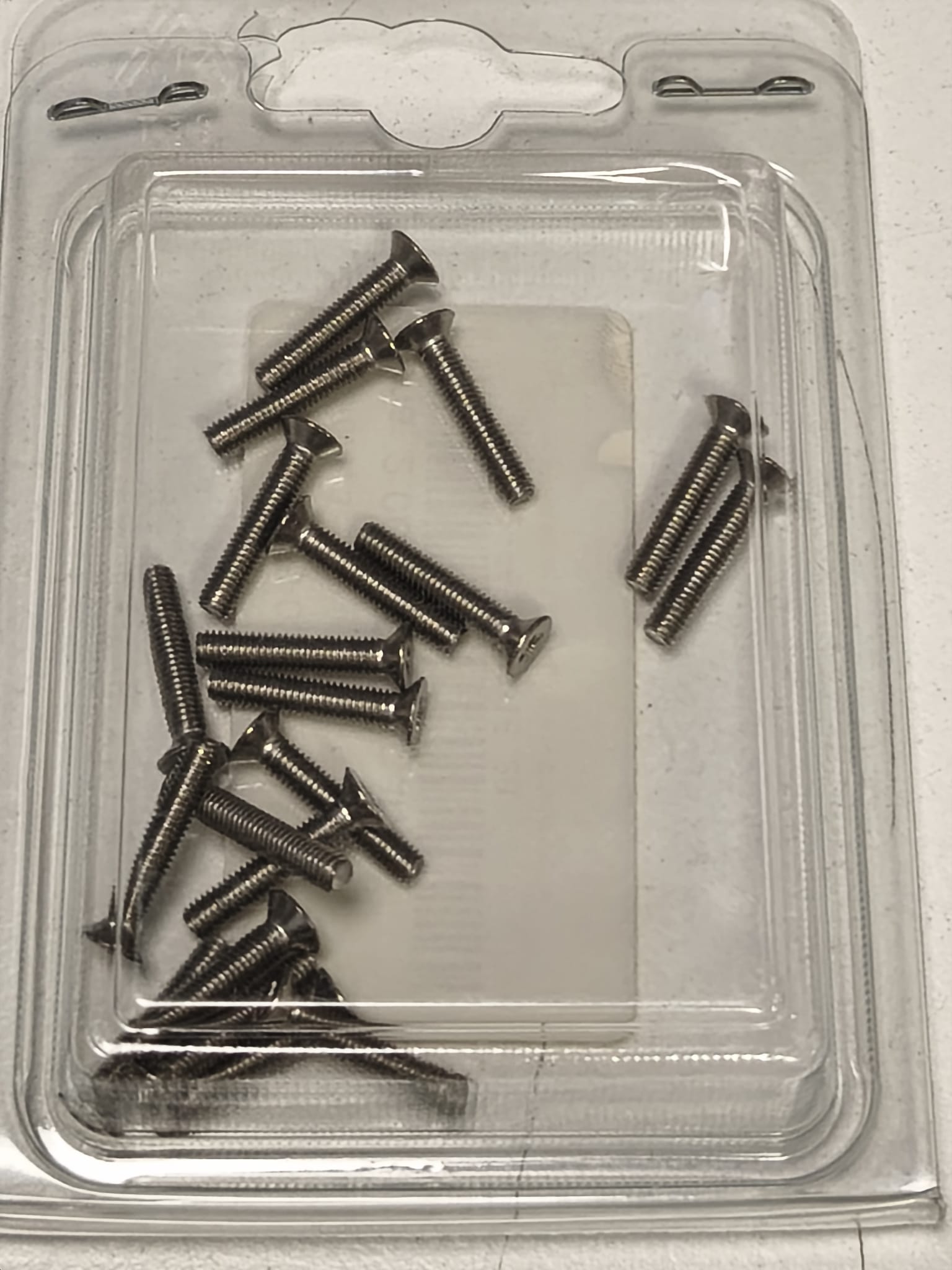 DIN 965 Screw, 3x16 mm, AISI 304, 20 pcs.
