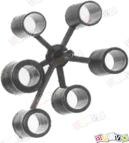 kit of adapters for inflatable boat air valves