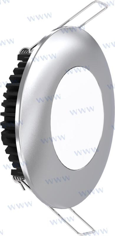 hromēts downlight mate 6 w 600 lum. 6500K