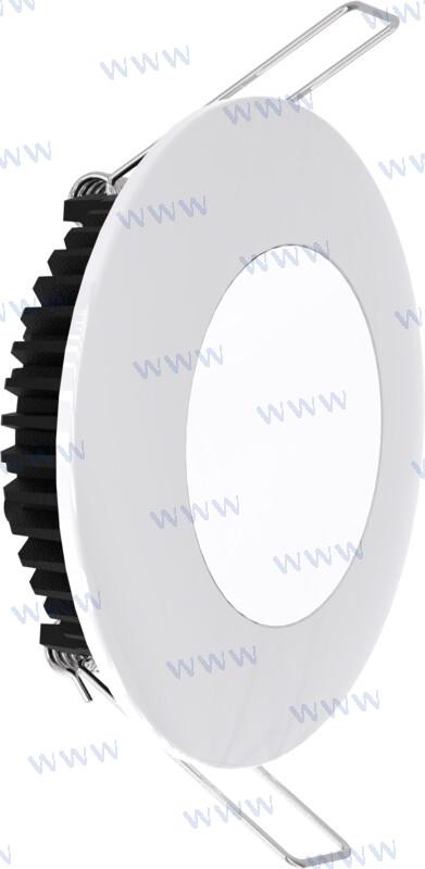 lejupejošais balts 6 W 600 lum. 6500k 24v