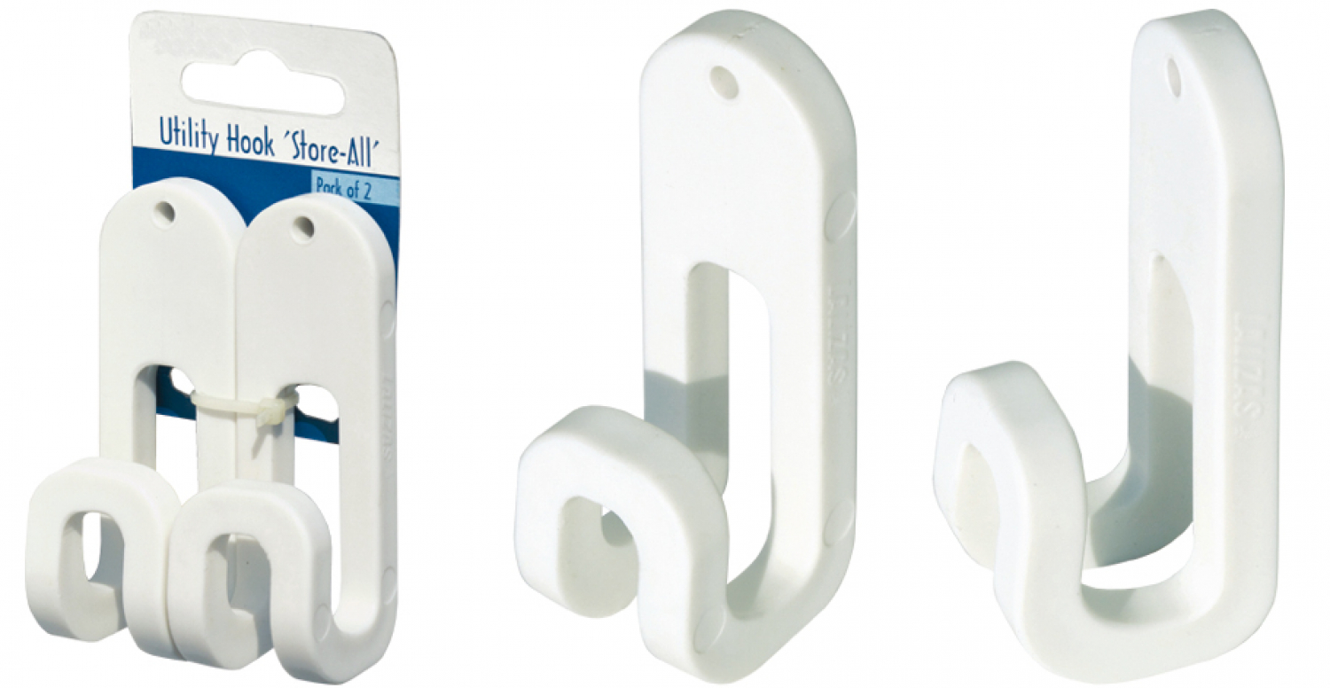 Универсальный крючок - пара - длина 20,5 мм - ширина 30 мм - высота 75 мм