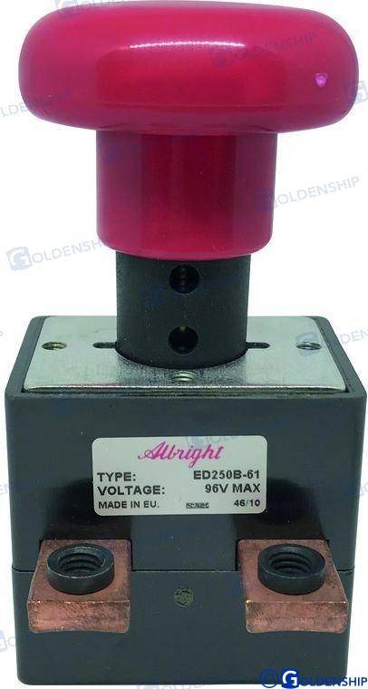 Disconnecting switch 24v 150a