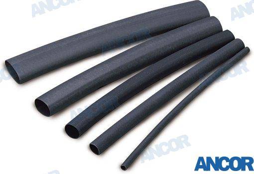 3/8" x 48" black heat shrink