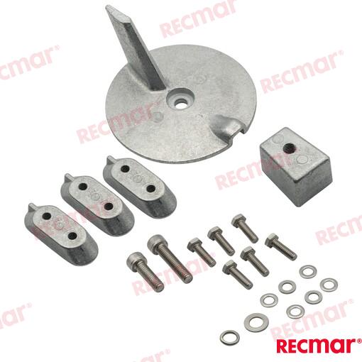 Magnesium anode kit for Yamaha, Selva F40 F50 F60