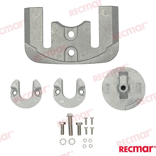 Anodu Komplekts BRAVO 2-3 Alumīnija OEM: Mercruiser: 888761K01, 888761Q01, 888761Q03
