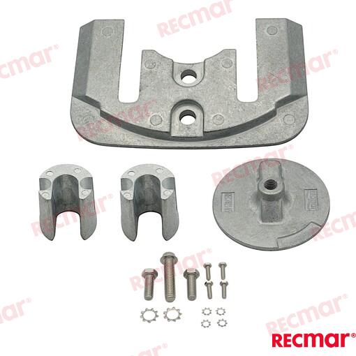 Anode set Bravo 2-3 magnesium 888758k01, 888758Q01, 888758Q02, 888760A1, 888760k01, 888760Q01