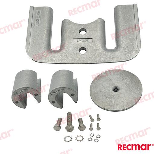 Anode set Bravo 2-3 magnesium 888758k01, 888758Q01, 888758Q02, 888760A1, 888760k01, 888760Q01