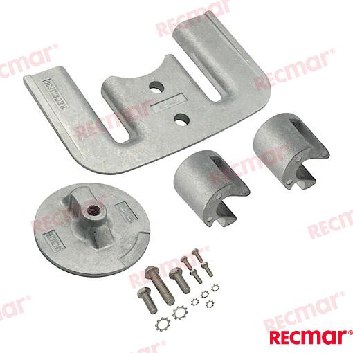 Anode set Bravo 2-3 magnesium 888758k01, 888758Q01, 888758Q02, 888760A1, 888760k01, 888760Q01