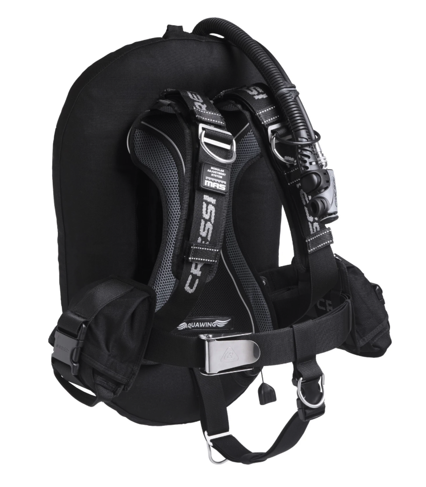 CRESSI AQUAWING PLUS BCD Izmērs XS/XL 120N  ar kabatām svariem - zils