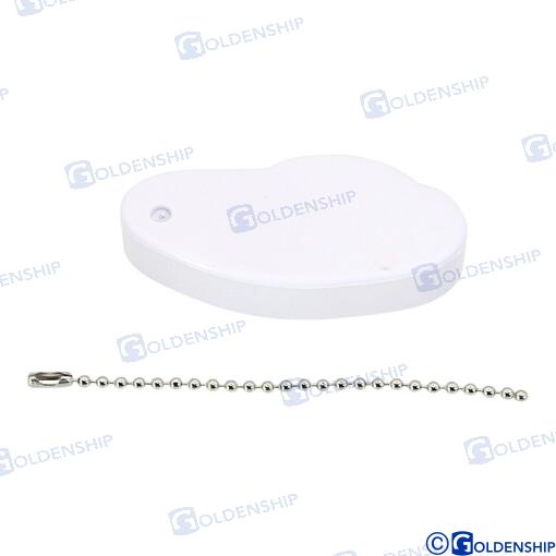 Keychain with a motorboat symbol