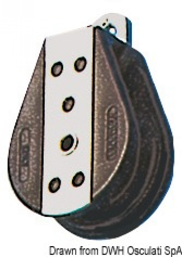 Block fixed d6mm L100kg B700kg VIADANA