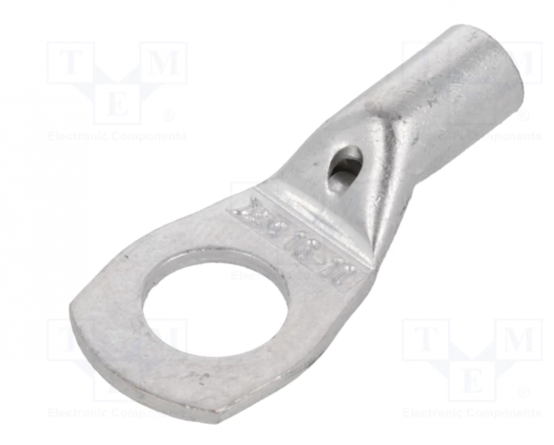 Sleeve for cable 16mm2 M10 tinned copper