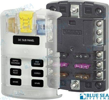 fuse block ato 6 circuit with ground