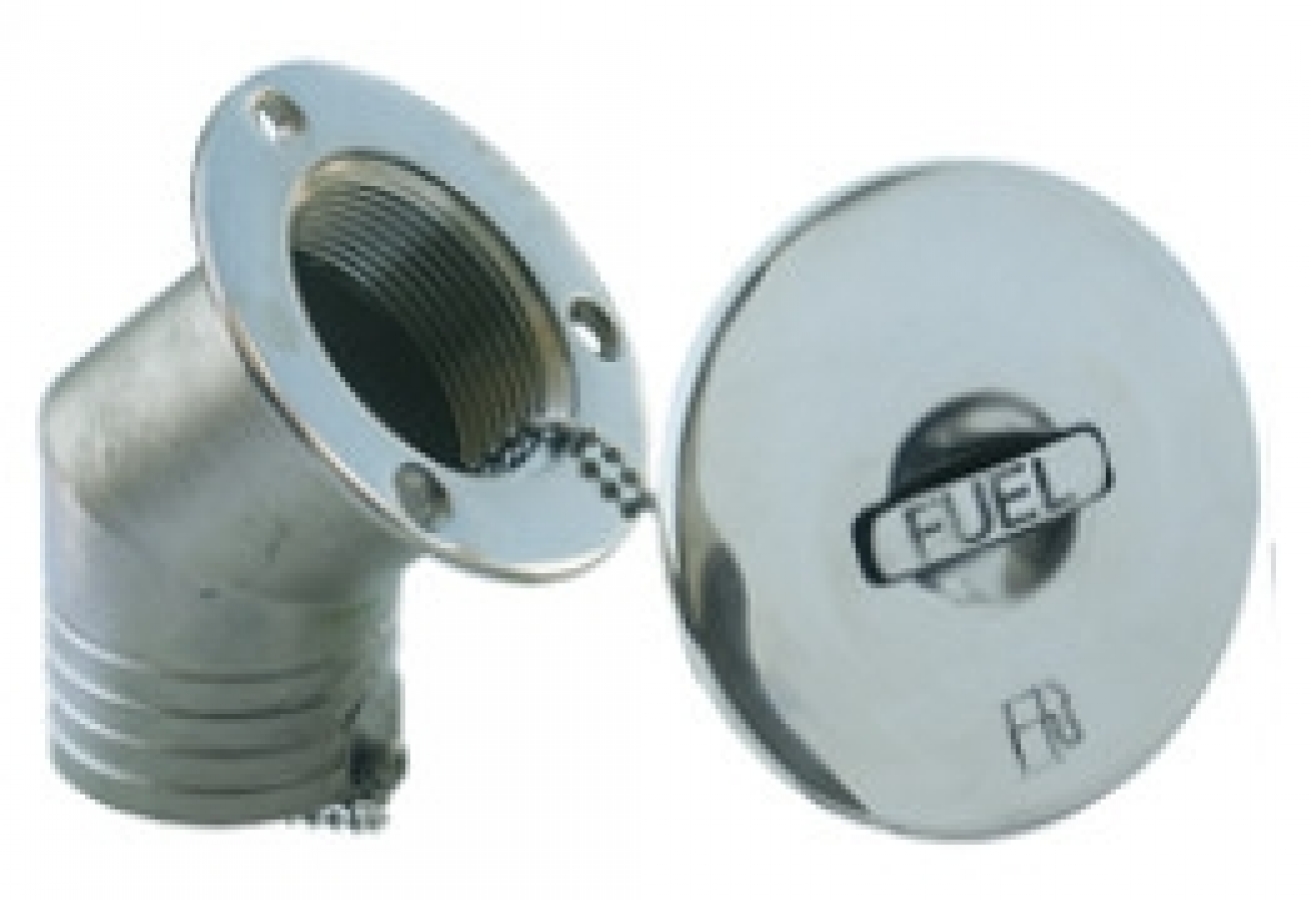 Fuel cap Ø50mm/45° SS