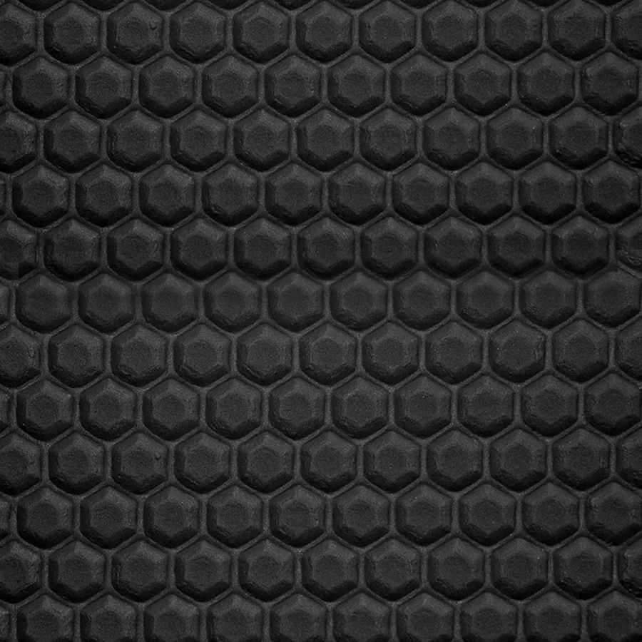 Laivu grīdas segums - Hexagon EVA/PE - Melns - 2.4mx1.2mxH5mm - 3M pašlīmējošs