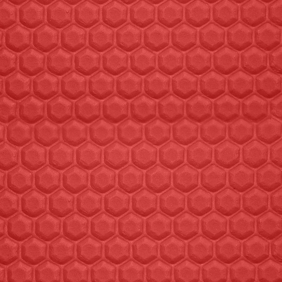 Laivu grīdas segums - Hexagon EVA/PE - Sarkans - 2.4mx1.2mxH5mm - 3M pašlīmējošs