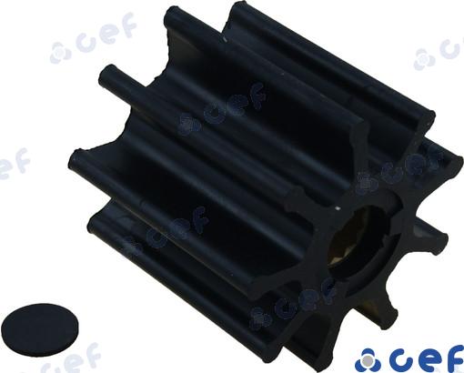 Water pump rotor OEM: Jabsco: 17936-0001-P, 673-0001, 6760-0001, 6770-103 Yanmar: 125613-42762; Volvo: 21951364, 875697;