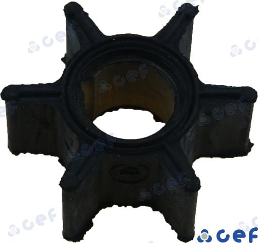Water pump impeller MC GLM89810 OEM: Mercruiser: 47-65957, 47-89981, 65957, 89981, 89981B, 89981Q1, 89981T1; OMC: 0508386, 0775463