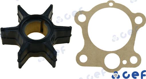 Impeller - OEM: Mercruiser: 47-8M6013997, 804009, 879127; Selva: 6H4-44352-02; Parsun: F25-04040000; Yamaha: 6H4-44352-01-00, 6H4-44352-02