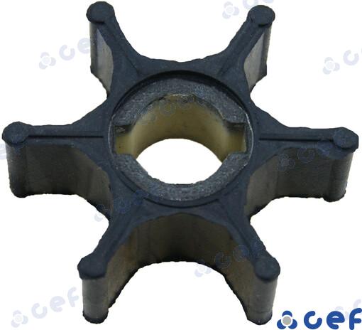 Water pump impeller for Tohatsu M2.5A without speed switch OEM: Mercruiser: 47-95289/2; Tohatsu: 309-65021-1, 309-65021-1M