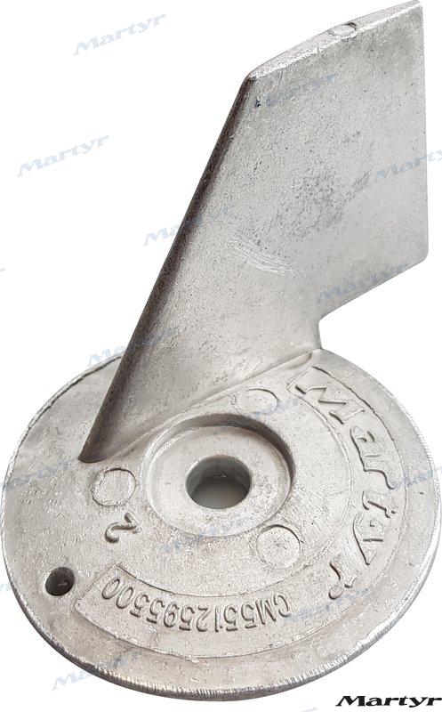 Anode Aluminum OEM: OMC: 5030905, 5031536; Suzuki: 55125-87E00, 55125-87E01, 55125-94400, 55125-95301, 55125-95500, 55125-95500-000