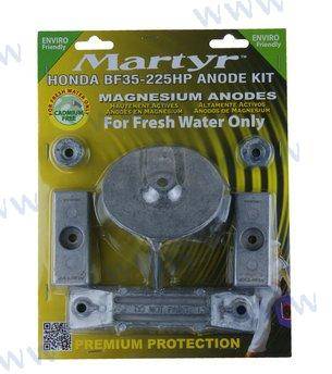 Magnesium anode kit for Honda BF35-225