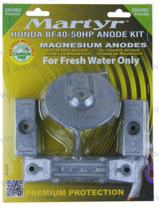 Magnesium anode kit for Honda BF40-50HP OB-Motor