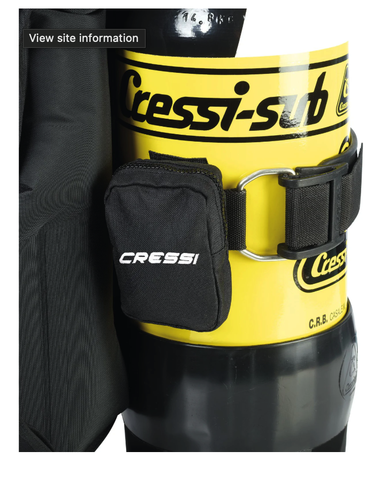 Cressi aquawing plus bcd xs/xl - 120N RED with weight pocket
