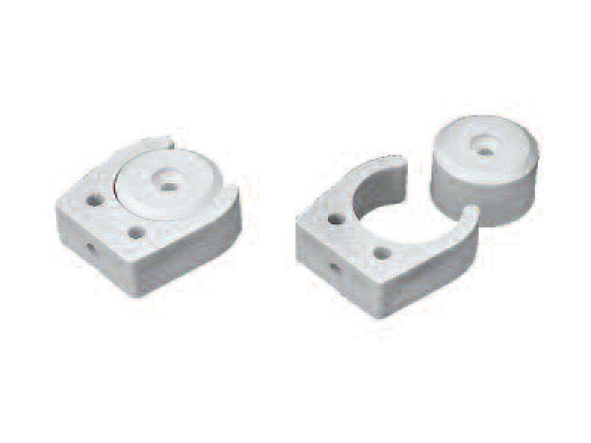 Multipurpose latch 35x33x15mm white nylon