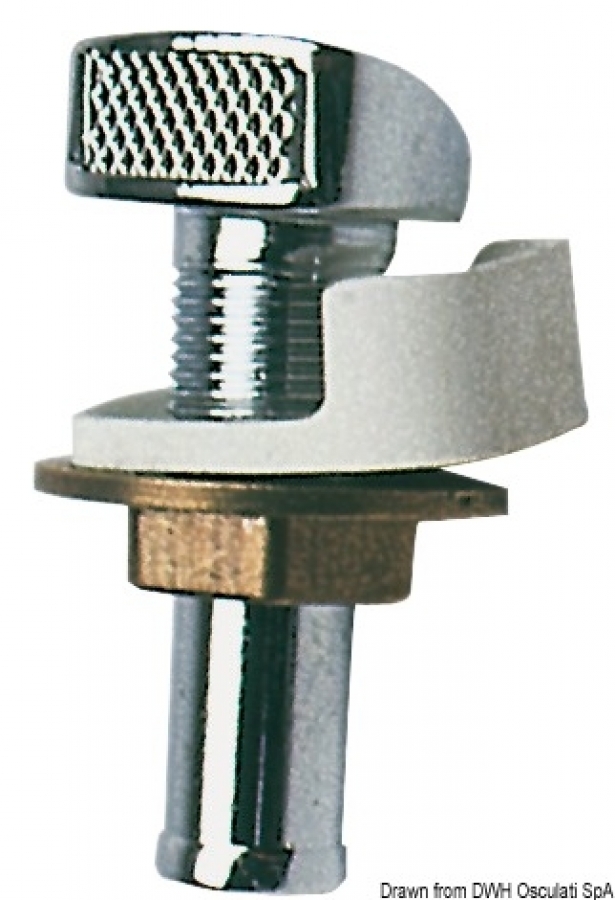 Fuel tank vent chromed brass 16mm