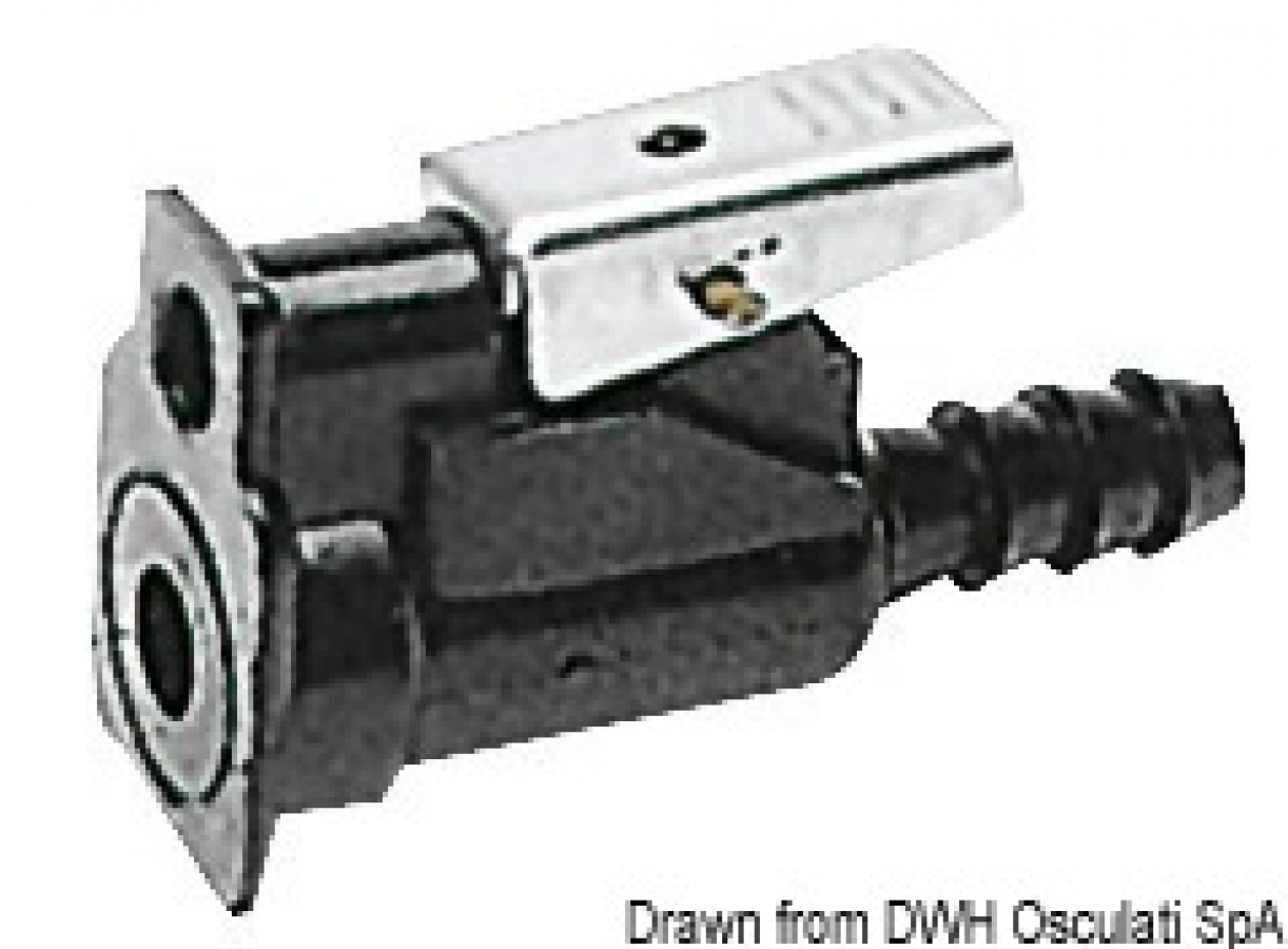 Degvielas līnijas adapteris  priekš SUZUKI , OMC  Uz Ø6mm stieņa, Šļauka Ø8mm. Skatīt GS31089, GS31085 , 65750-87J11