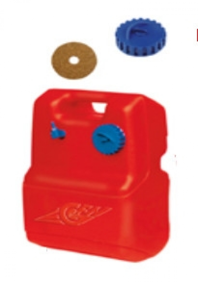 Fuel tank 12L, Outlet D.8mm - horizontal use only