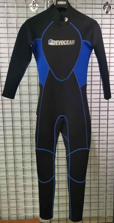 Devocean wetsuit Traffic Blue, Size M