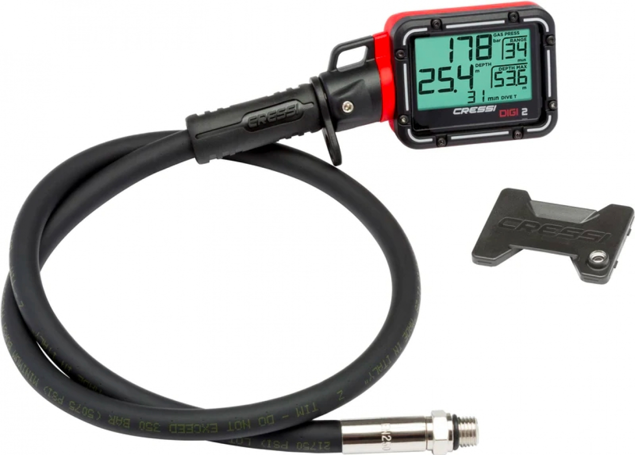 DIGI 2 console for diving- RED - replace your old school analog device