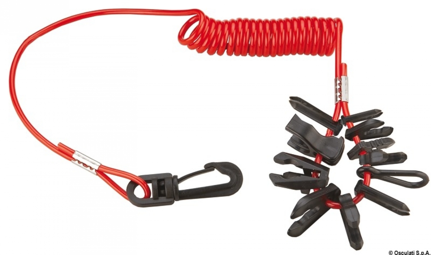 Safety key kit for outboard engines