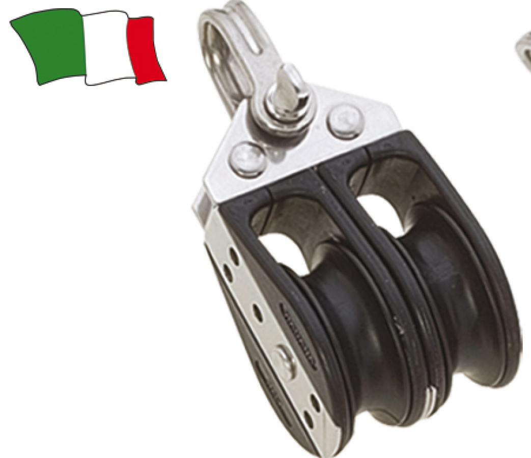 DOUBLE BLOCK 38mm , D10mm , Working Load 230kg, Breaking load 950kg