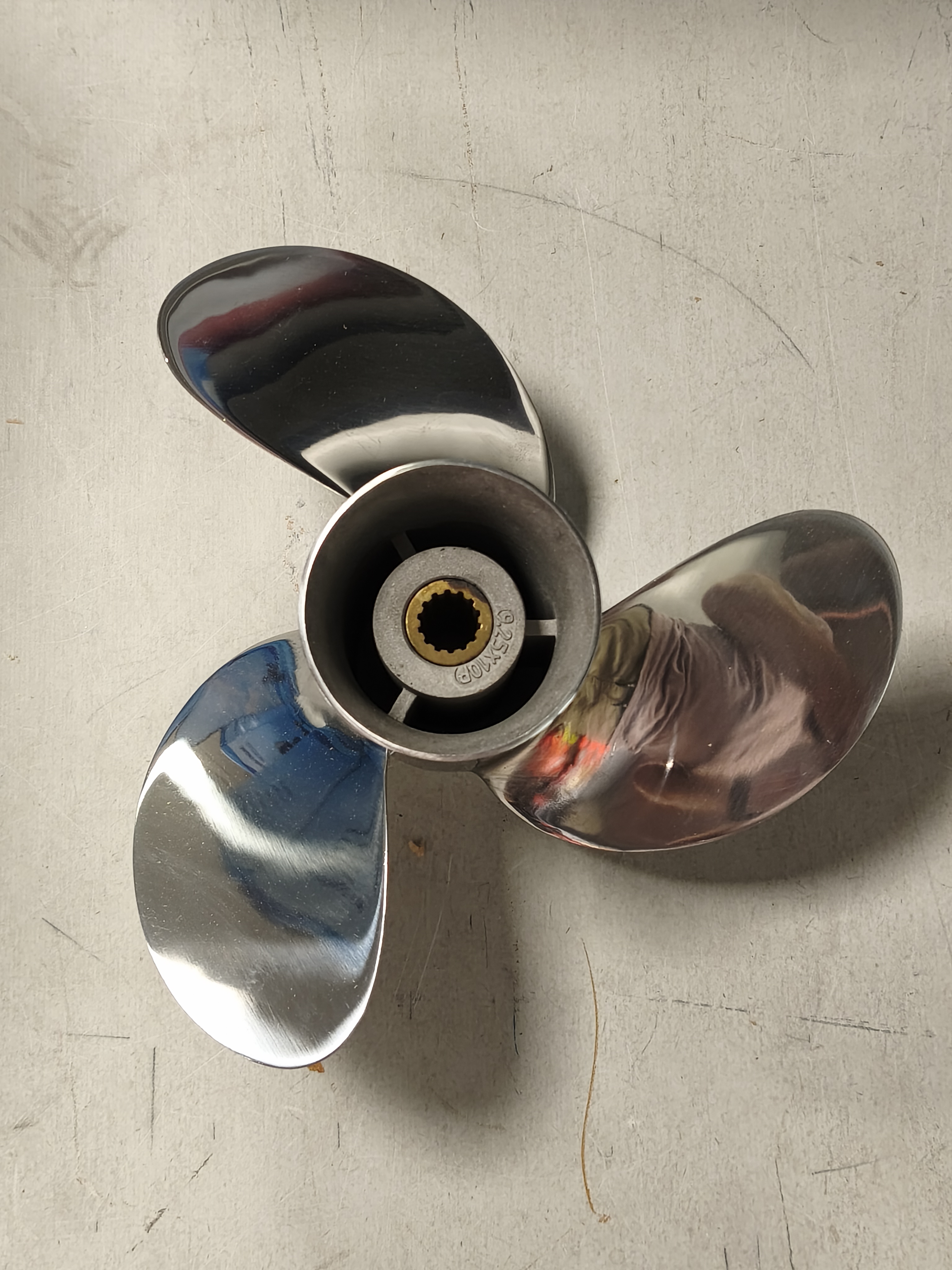 Propeller  Stainless steel 3BAB64521-1 3x9.25x10R for Tohatsu Mercury MFS20, MFS15, F15, F20, MFS18, M15, M18