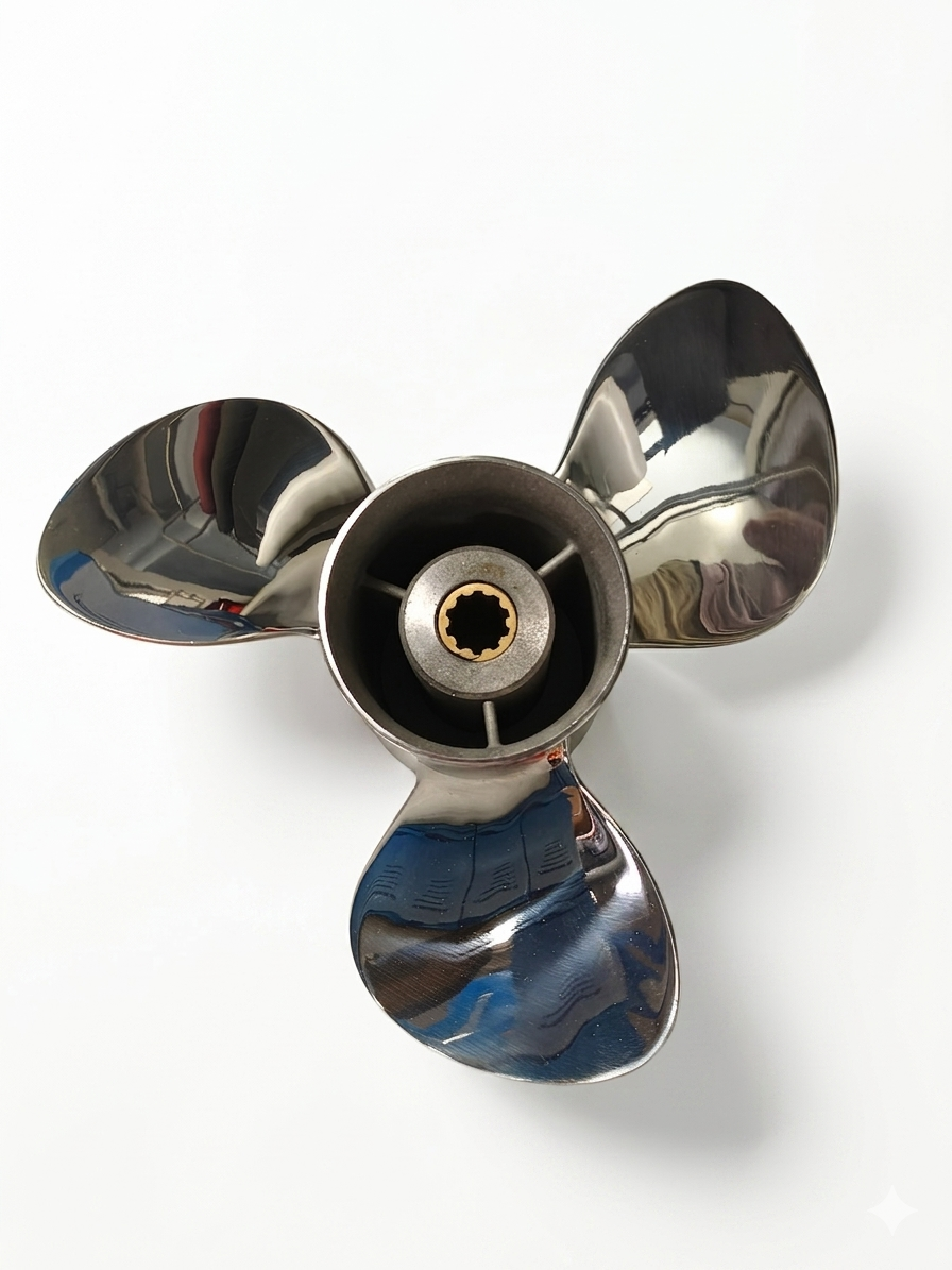 Propeller 3R0B64527-1 9.9x13 for Tohatsu Mercury MFS25, MFS30, F25, F30, M25, M30