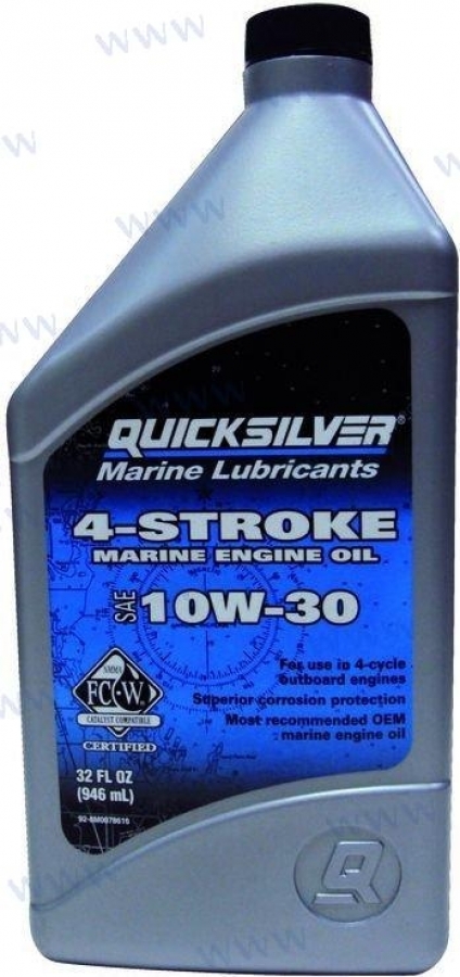 Oil 4-Stroke Quicksilver 10W30  FC-W