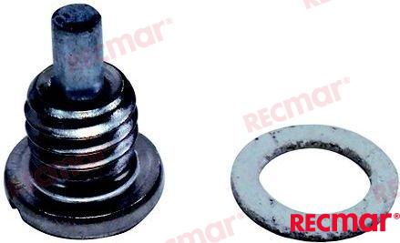 Eļļas noteces skrūve, 19-8M0001234; 22-67892A1; 22-8M0058389; 878808; 3852152; 3854539; 0318544