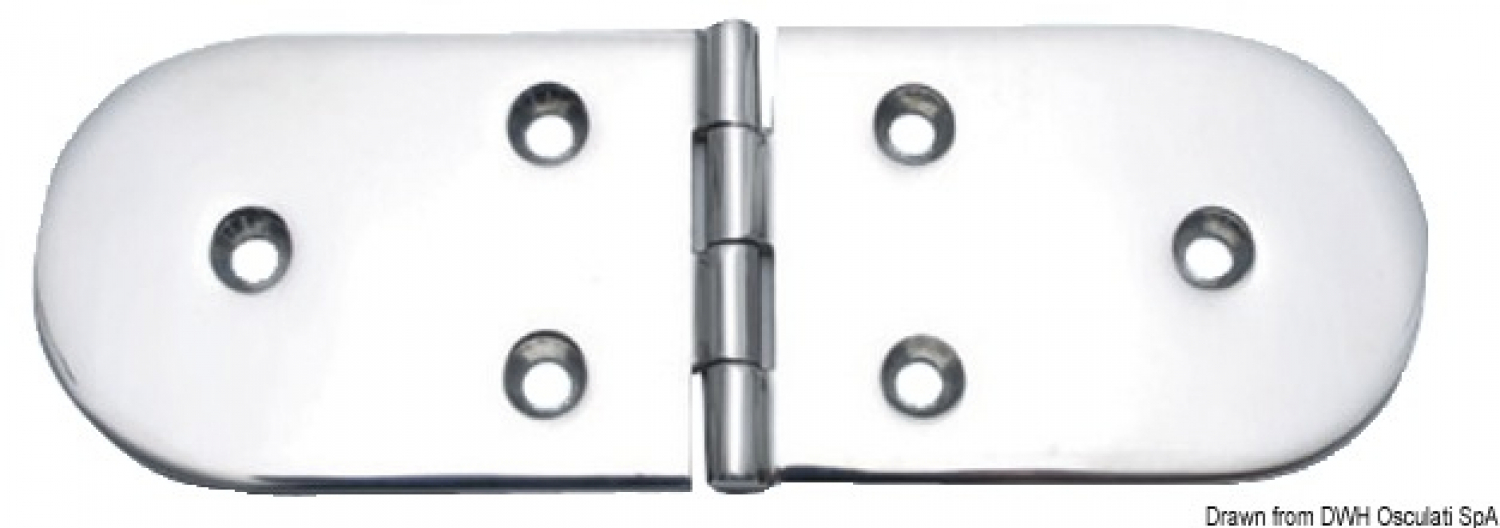 Hinge A 95% AISI316 190x65 mm