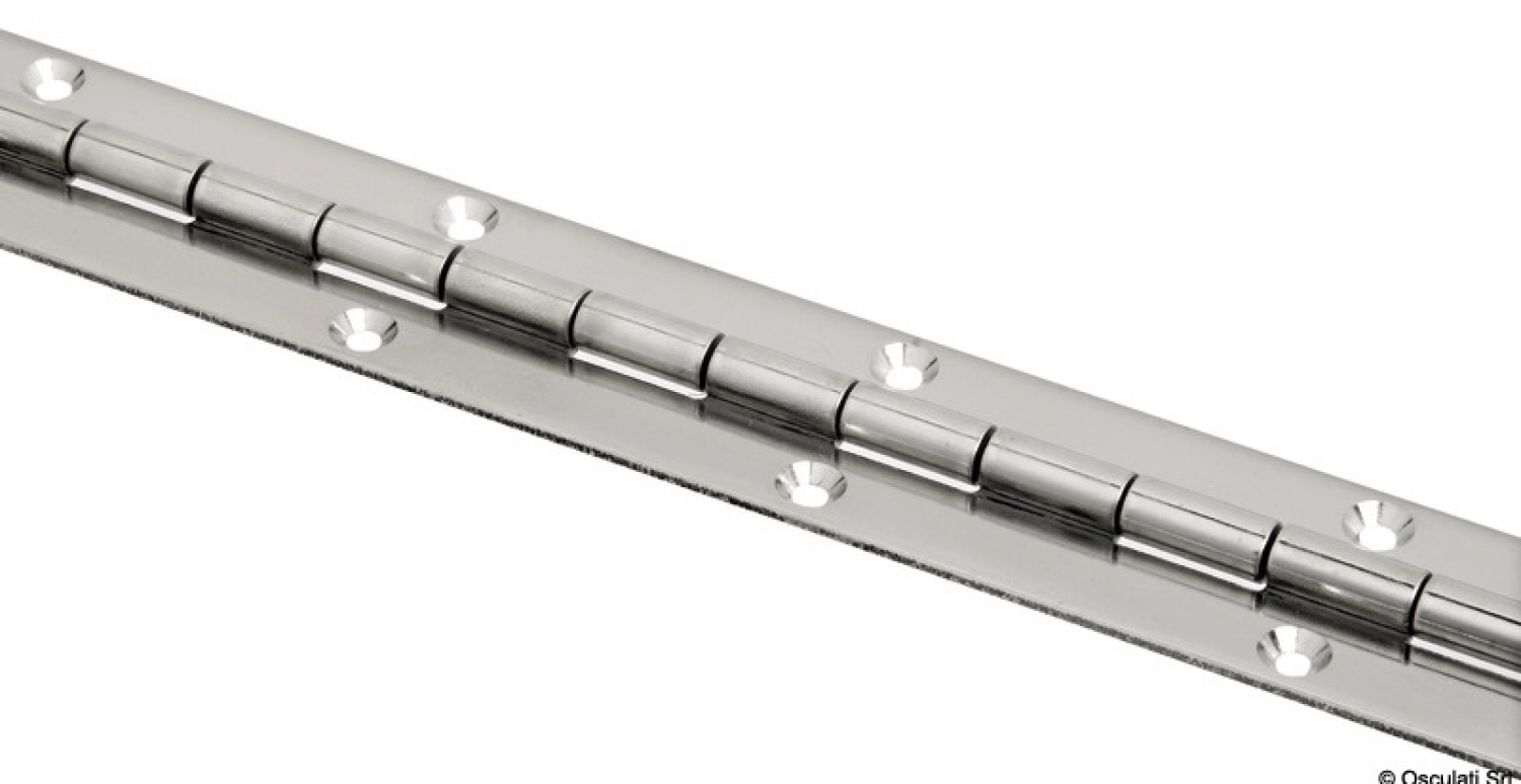 Eņģe Platums 50 mm Garums 2 m  AISI304 Biezums 1,5mm