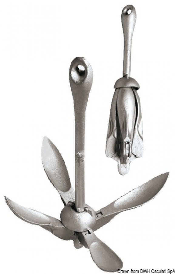Anchor - foldable 4 Kg galvanized