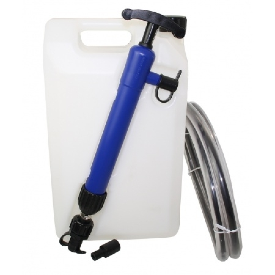 Oil filling pump including can