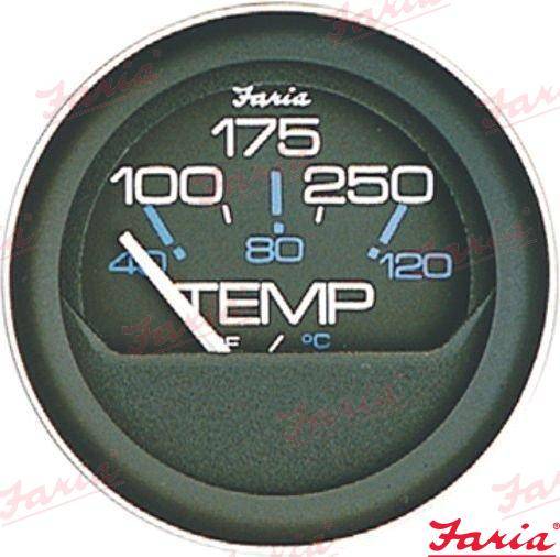 water temp gauge 100-250F