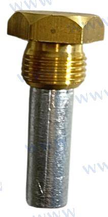 zinc 99% anod thread 1/2" (chiller 607nt